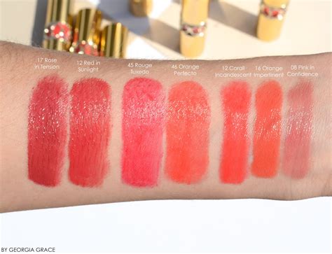 ysl rouge volupte shine 89 swatch|YSL rouge volupte shine swatches.